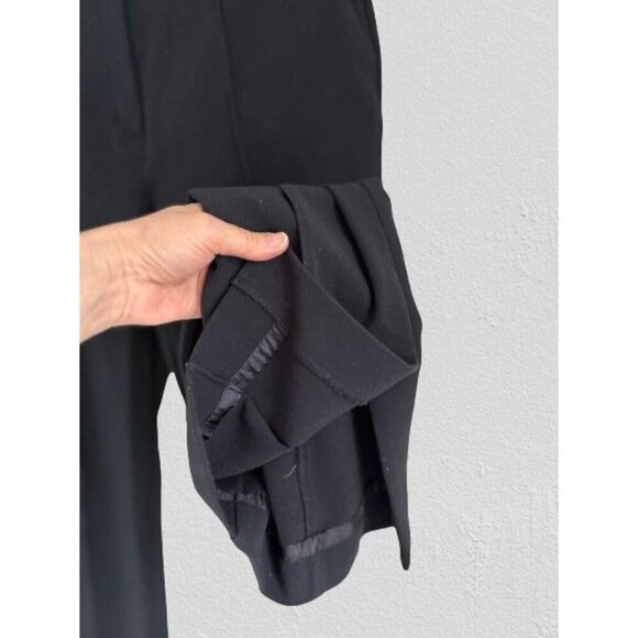 Anthropologie Flared Pants Black Split-Side Leg Size 10 - Picture 5 of 8